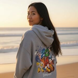 2014 Disneyland Resort Full Zip Hoodie Sweat Jacket